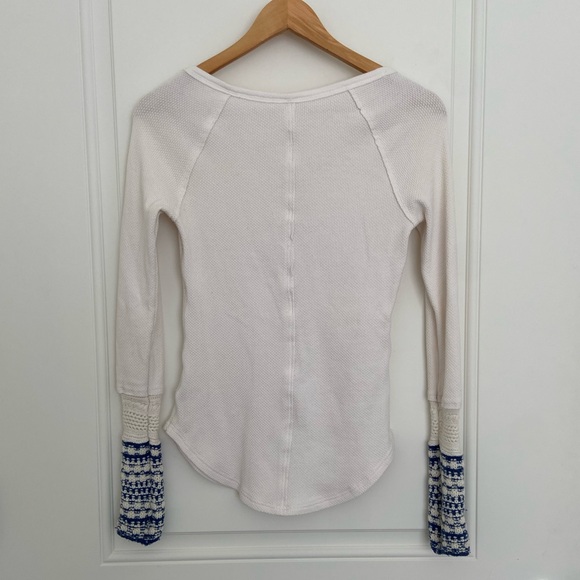 Free People Ski Lodge Thermal Henley - Picture 3 of 6